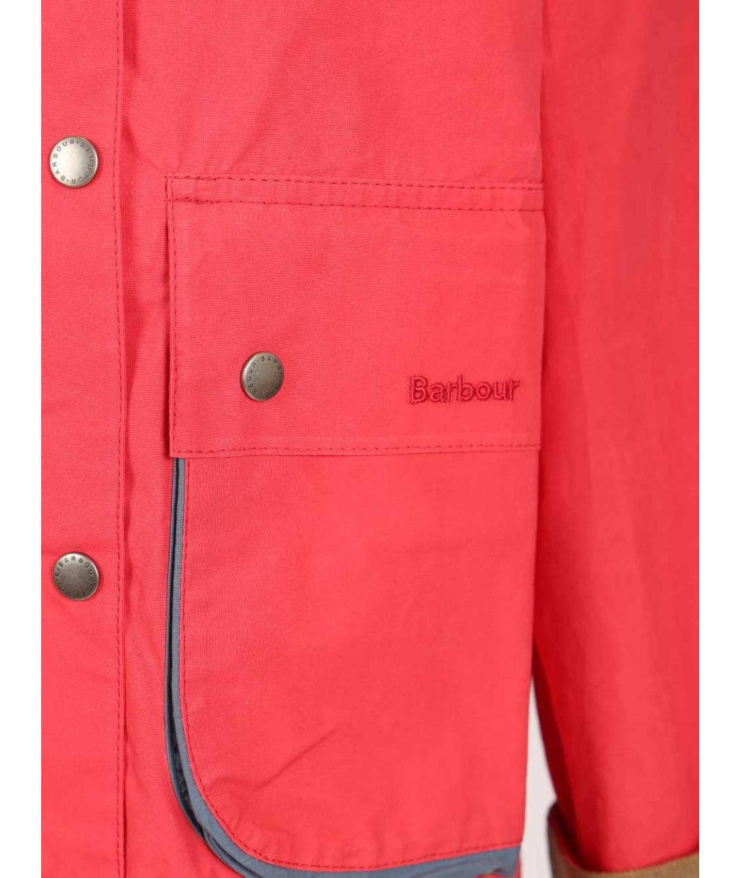 BARBOUR Красная хлопковая куртка, фото 6