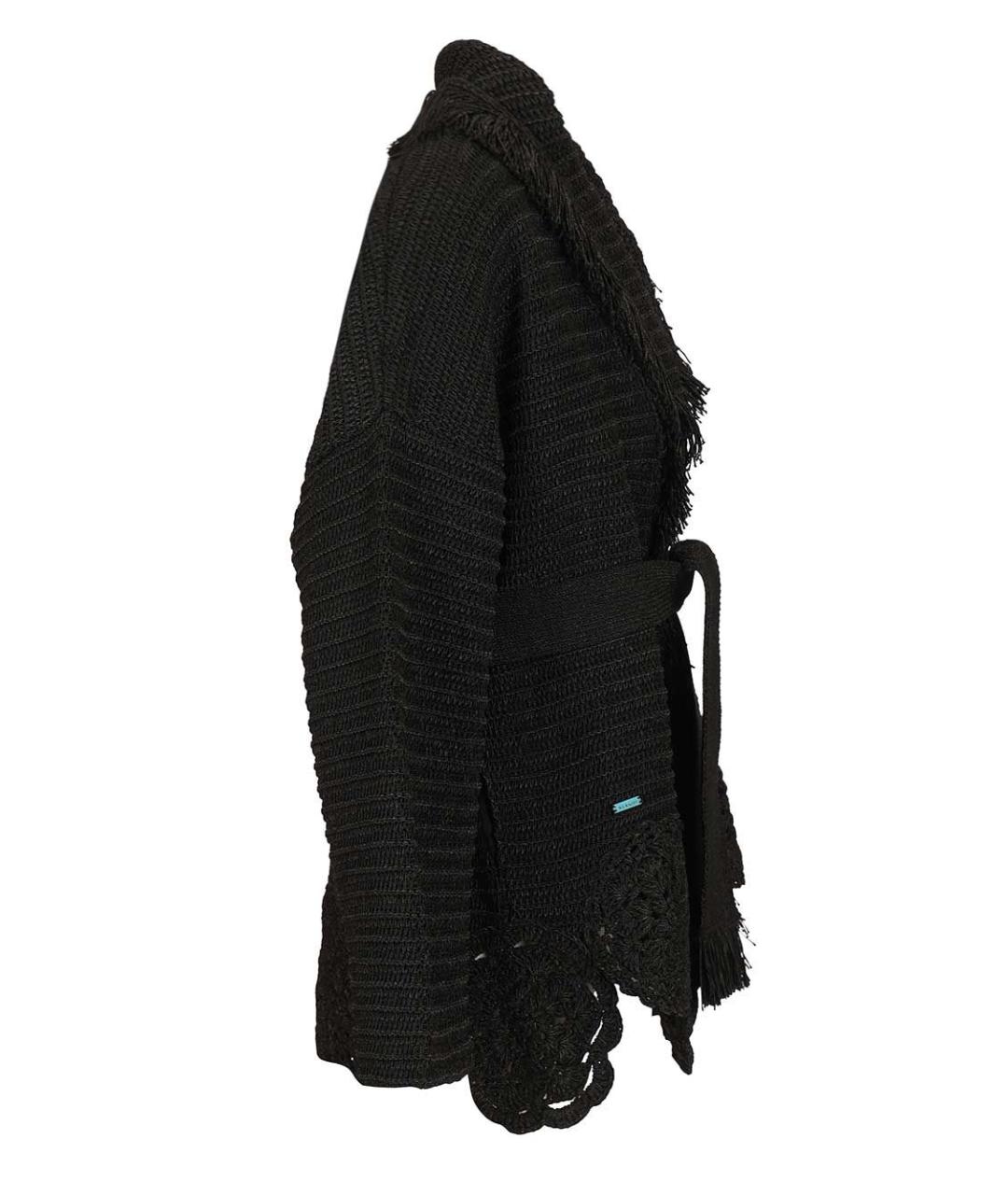 ALANUI Черный полиэстеровый кардиган, фото 3