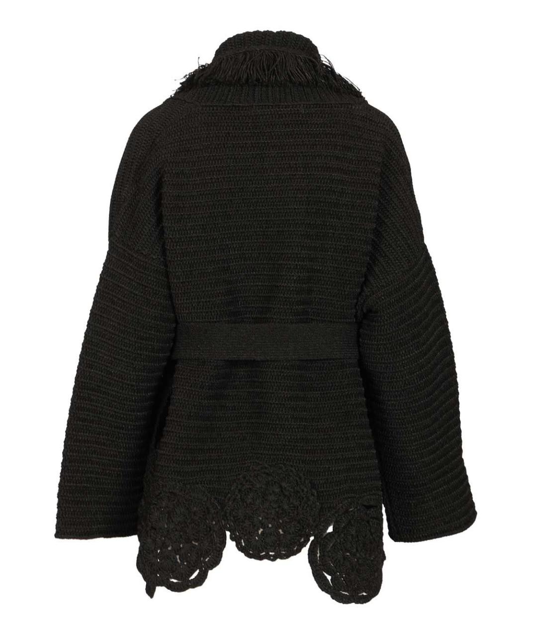 ALANUI Черный полиэстеровый кардиган, фото 2