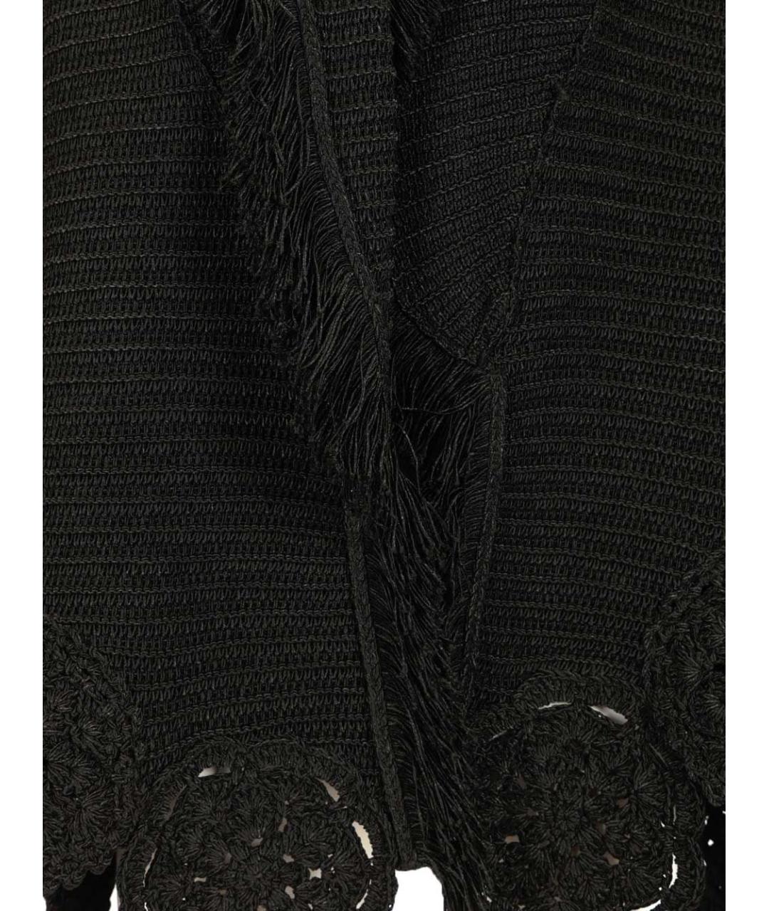 ALANUI Черный полиэстеровый кардиган, фото 5