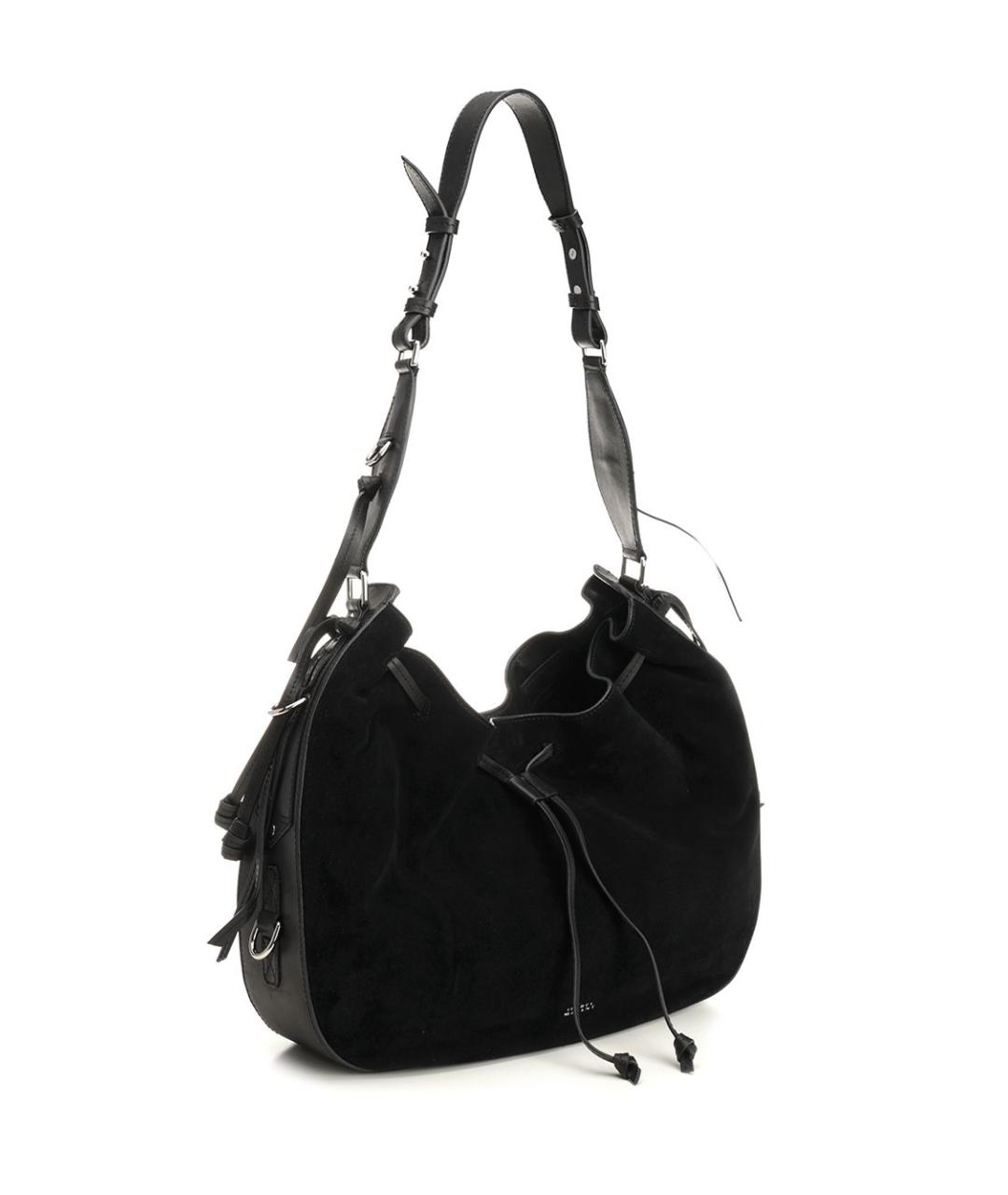 ISABEL MARANT Черная замшевая сумка через плечо, фото 2