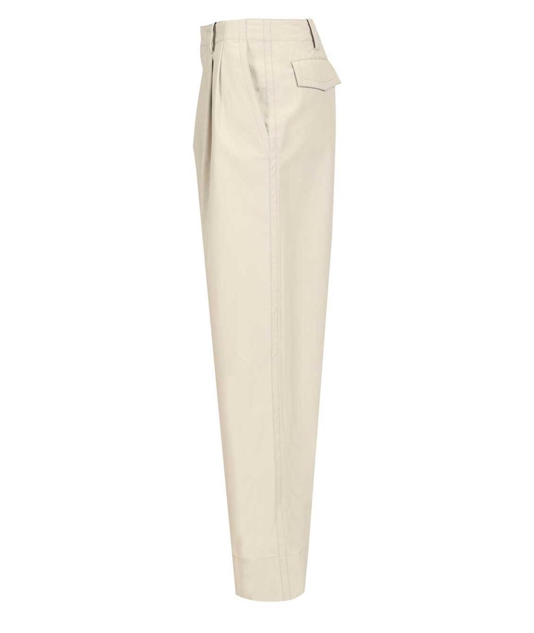 DURAZZI Серые хлопковые прямые брюки, фото 3