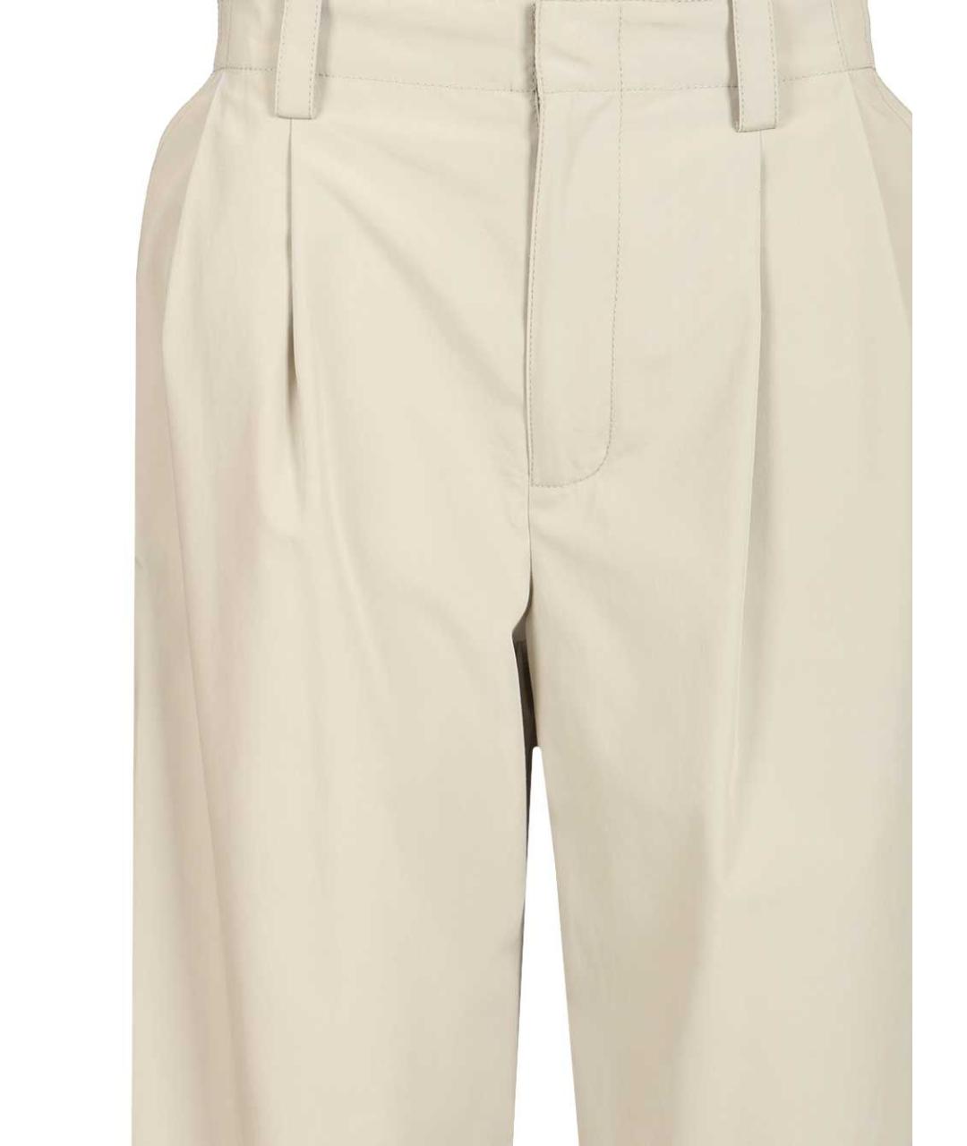 DURAZZI Серые хлопковые прямые брюки, фото 4