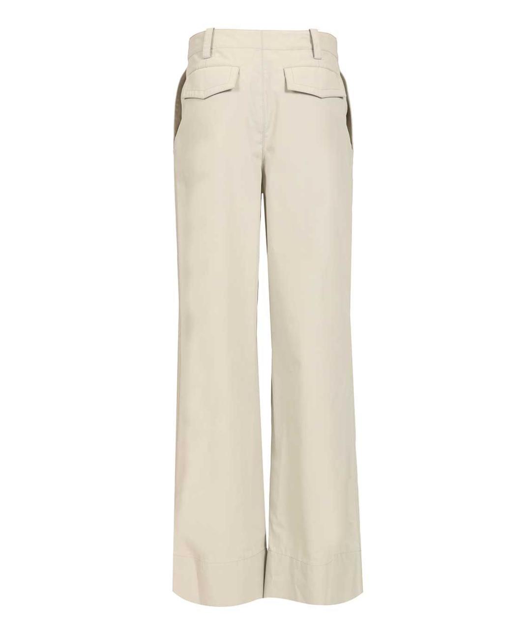 DURAZZI Серые хлопковые прямые брюки, фото 2