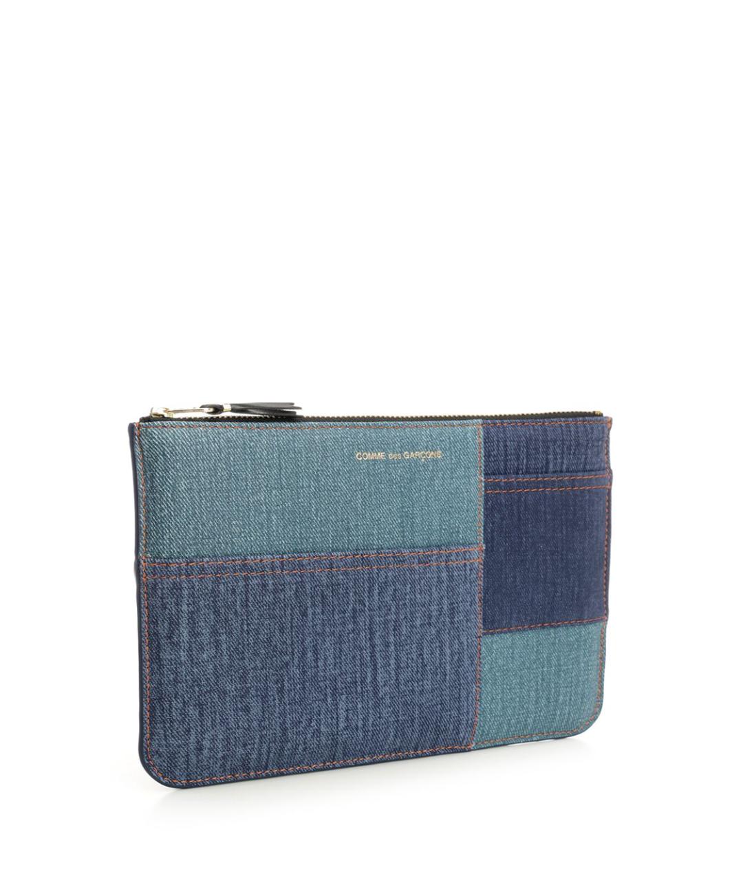 COMME DES GARÇONS WALLET Синий кожаный кошелек, фото 2