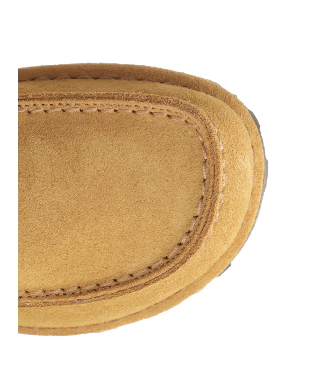 BIRKENSTOCK Бежевые замшевые брогги и оксфорды, фото 4