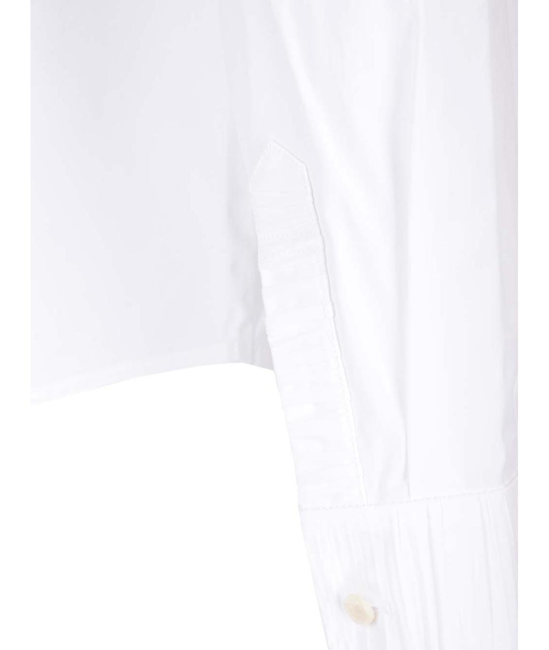TORY BURCH Белая хлопковая рубашка, фото 4