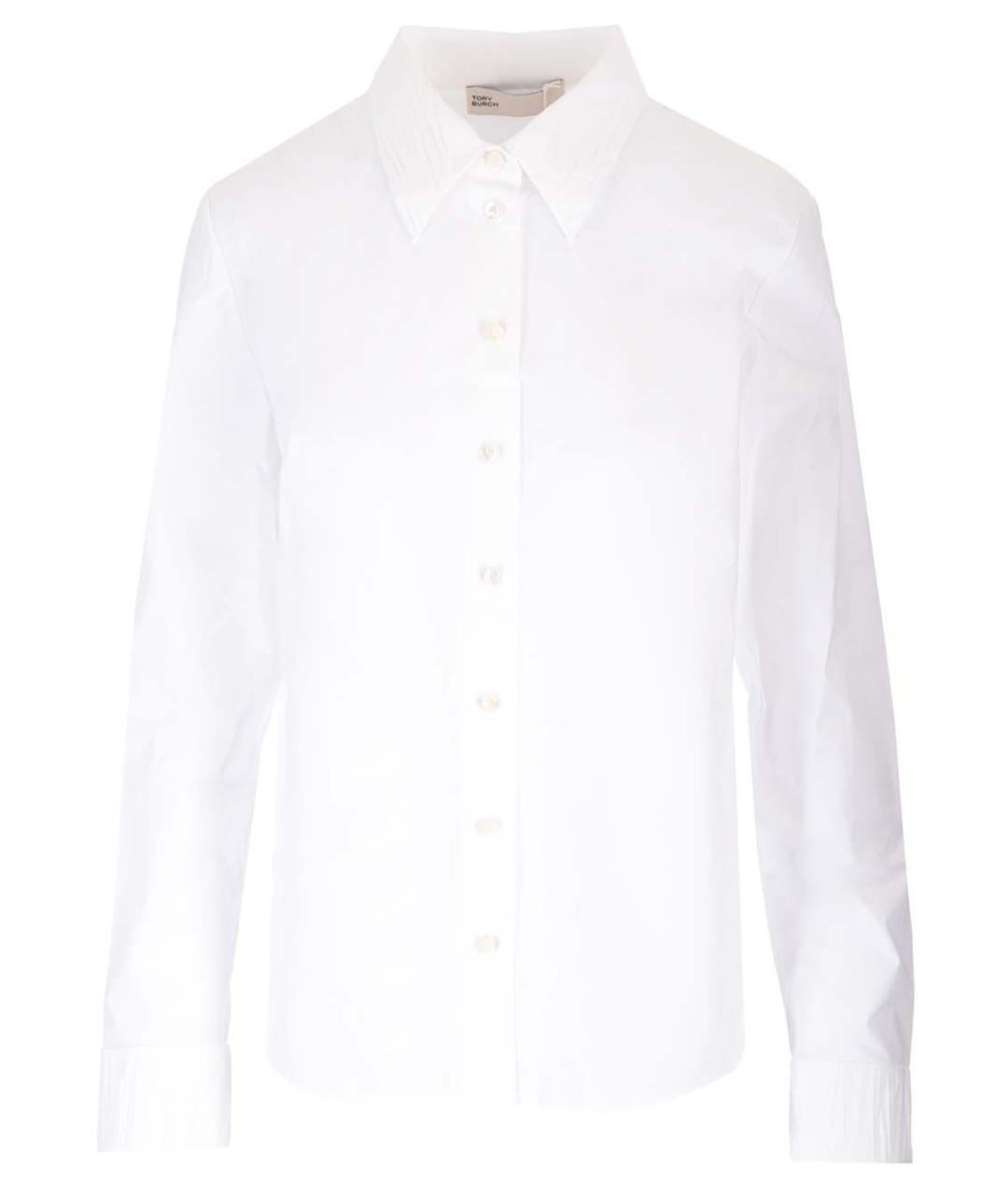 TORY BURCH Белая хлопковая рубашка, фото 1