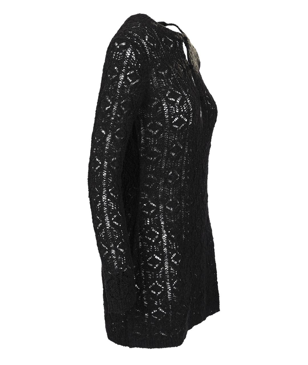 LOULOU STUDIO Черное хлопковое повседневное платье, фото 3