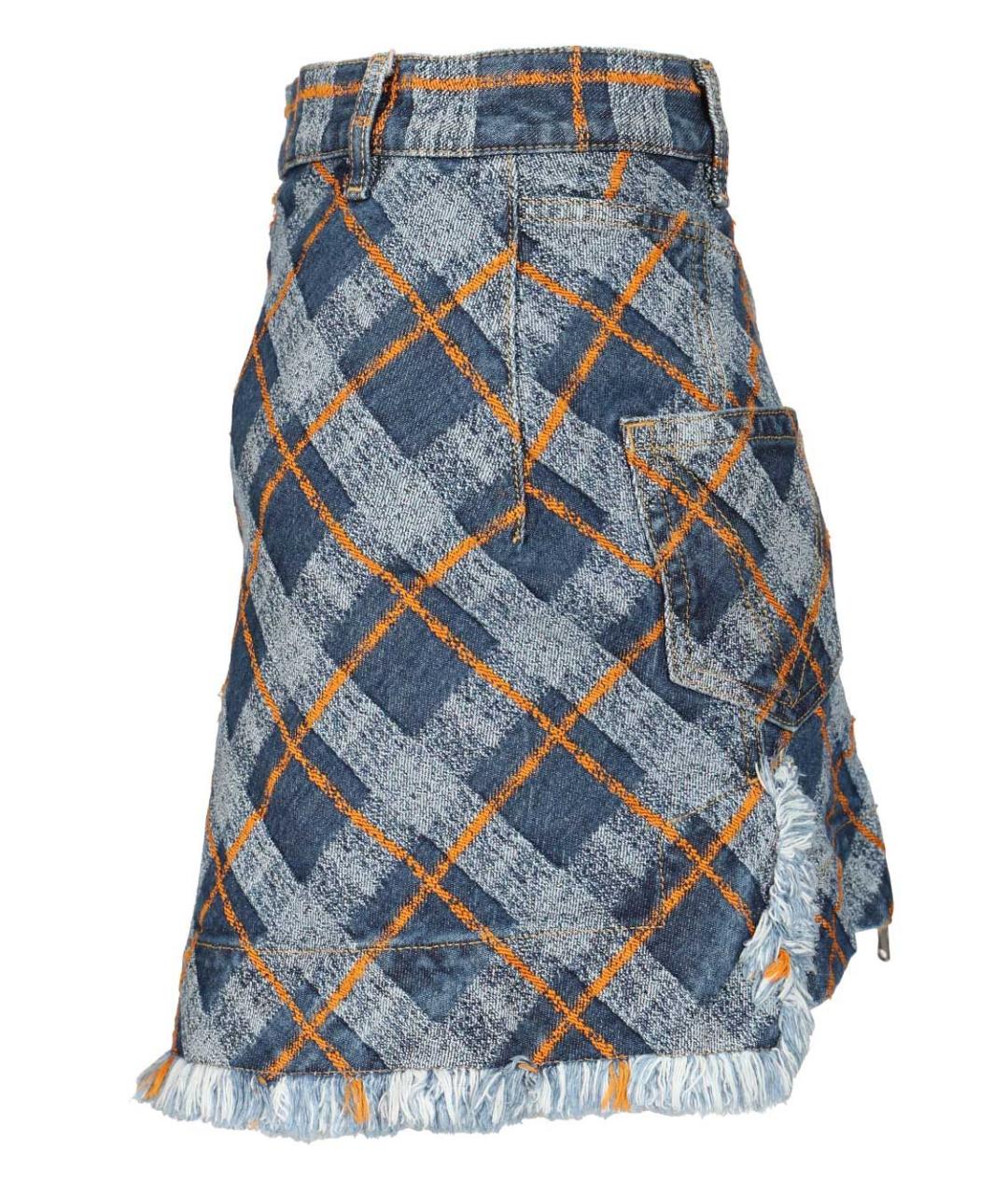 VIVIENNE WESTWOOD Мульти хлопковая юбка мини, фото 4