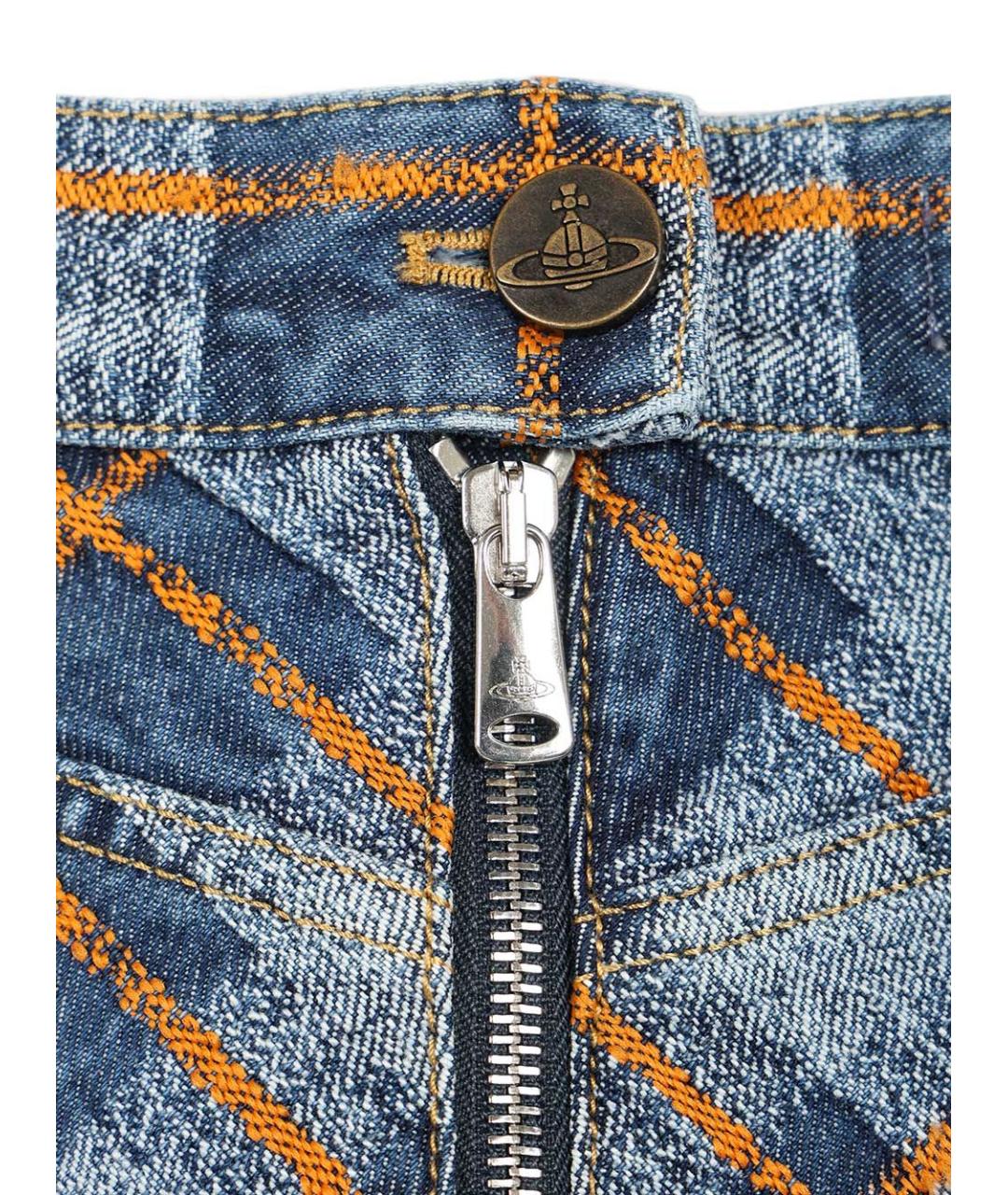 VIVIENNE WESTWOOD Мульти хлопковая юбка мини, фото 7