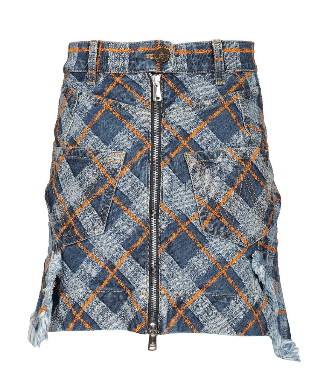 VIVIENNE WESTWOOD Мульти хлопковая юбка мини, фото 2