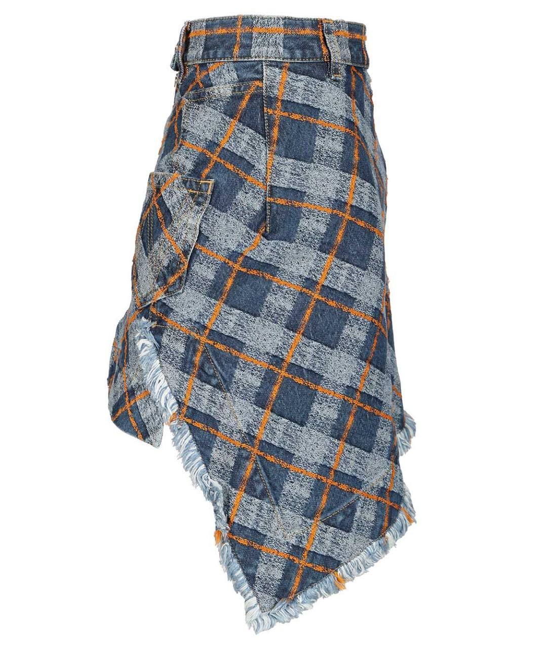 VIVIENNE WESTWOOD Мульти хлопковая юбка мини, фото 3