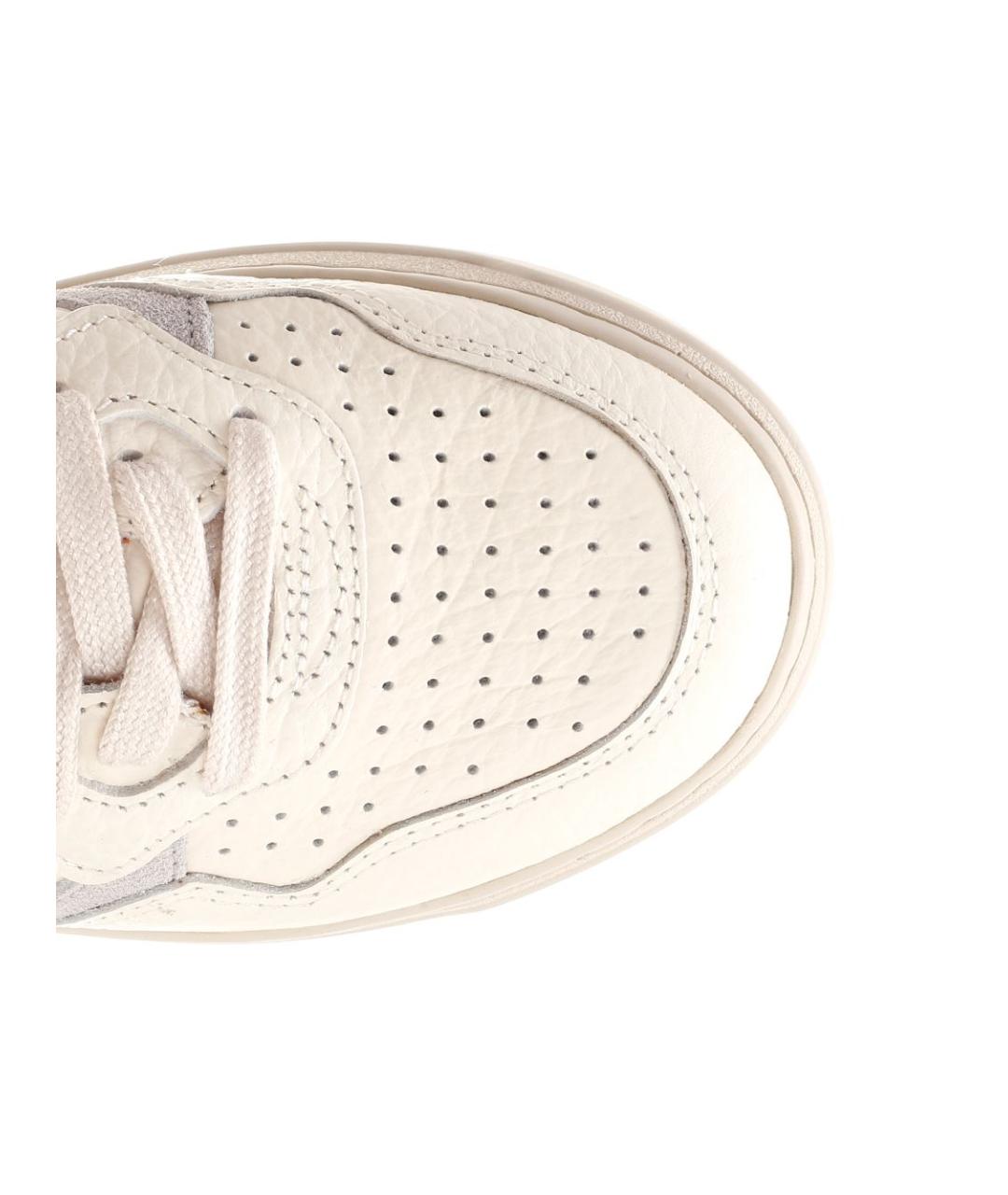 AUTRY Белые кожаные кроссовки, фото 4