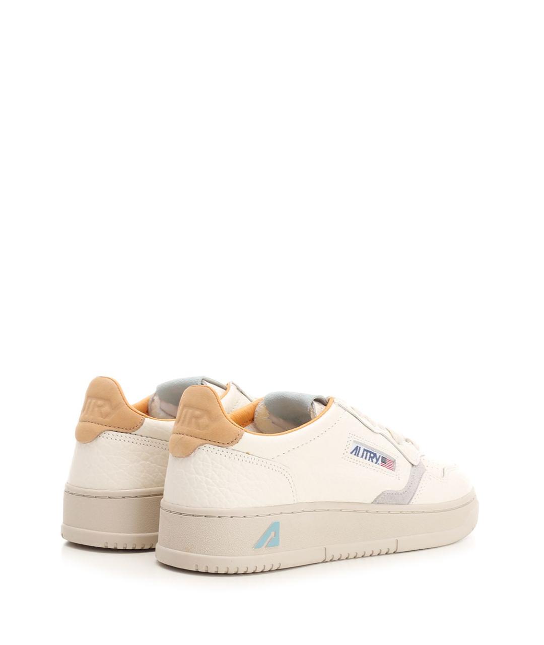 AUTRY Белые кожаные кроссовки, фото 3