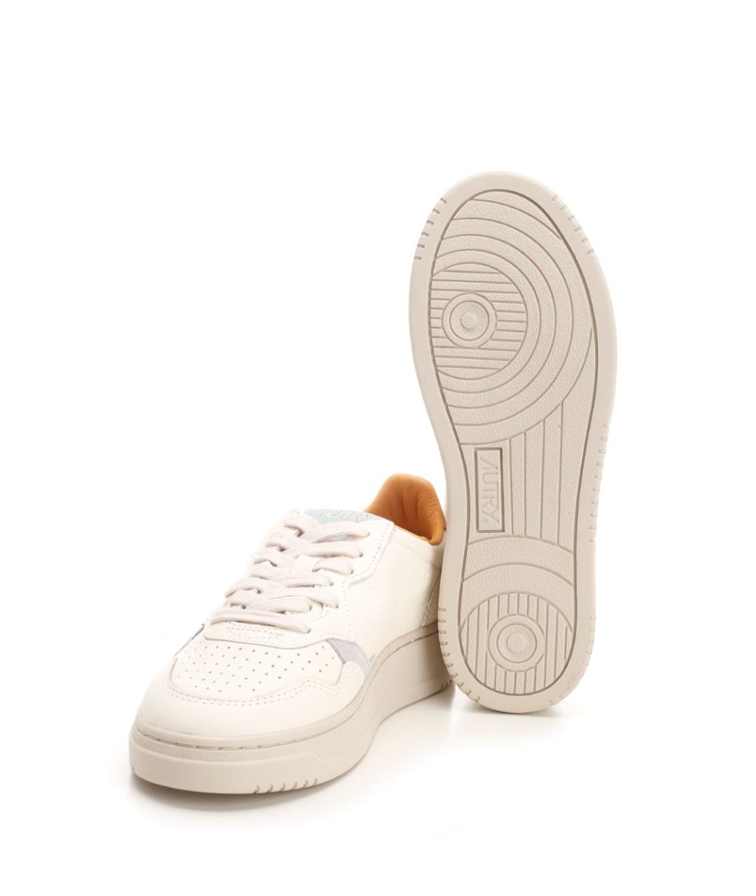 AUTRY Белые кожаные кроссовки, фото 5