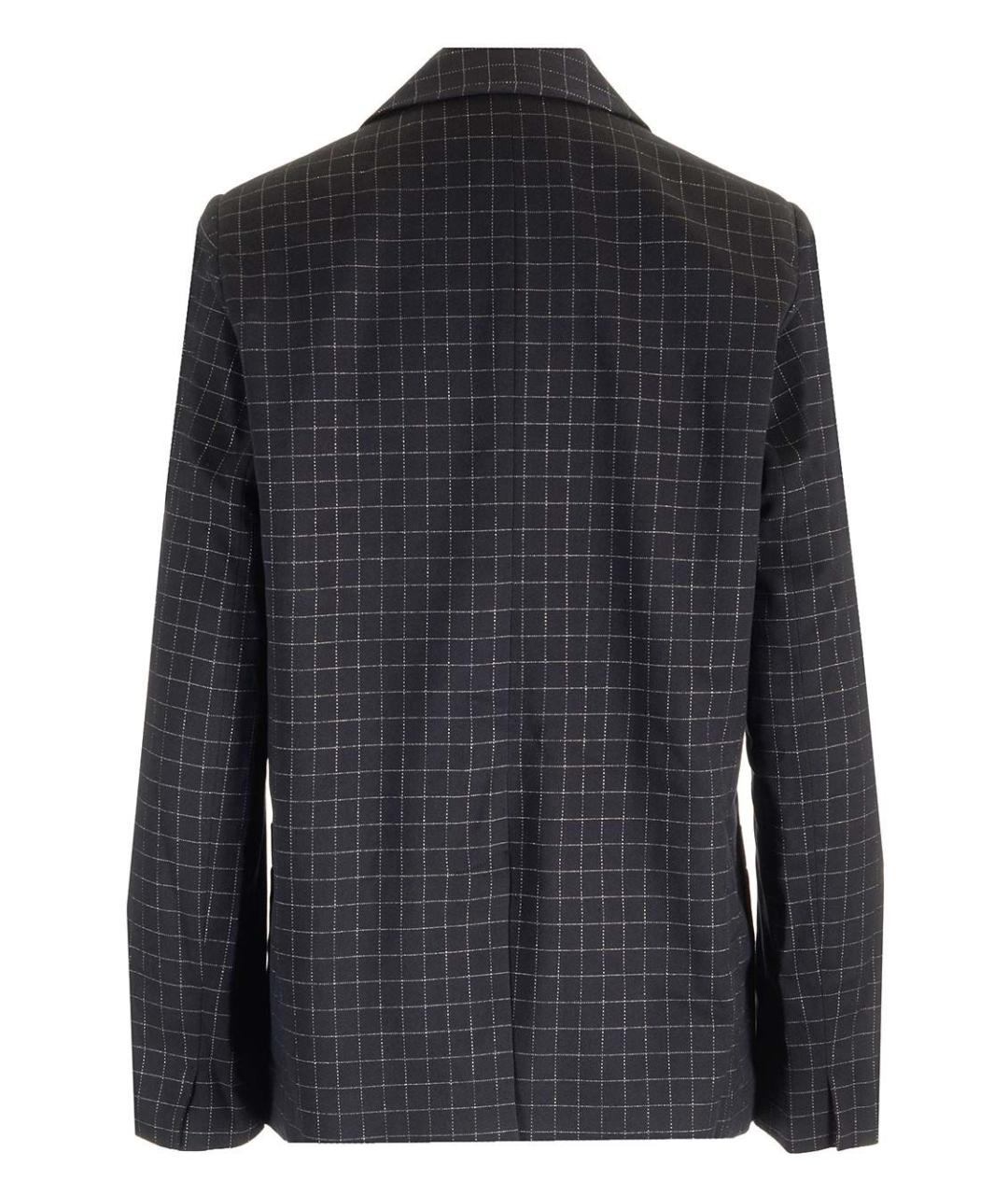 FORTE FORTE Черный полиэстеровый жакет/пиджак, фото 2