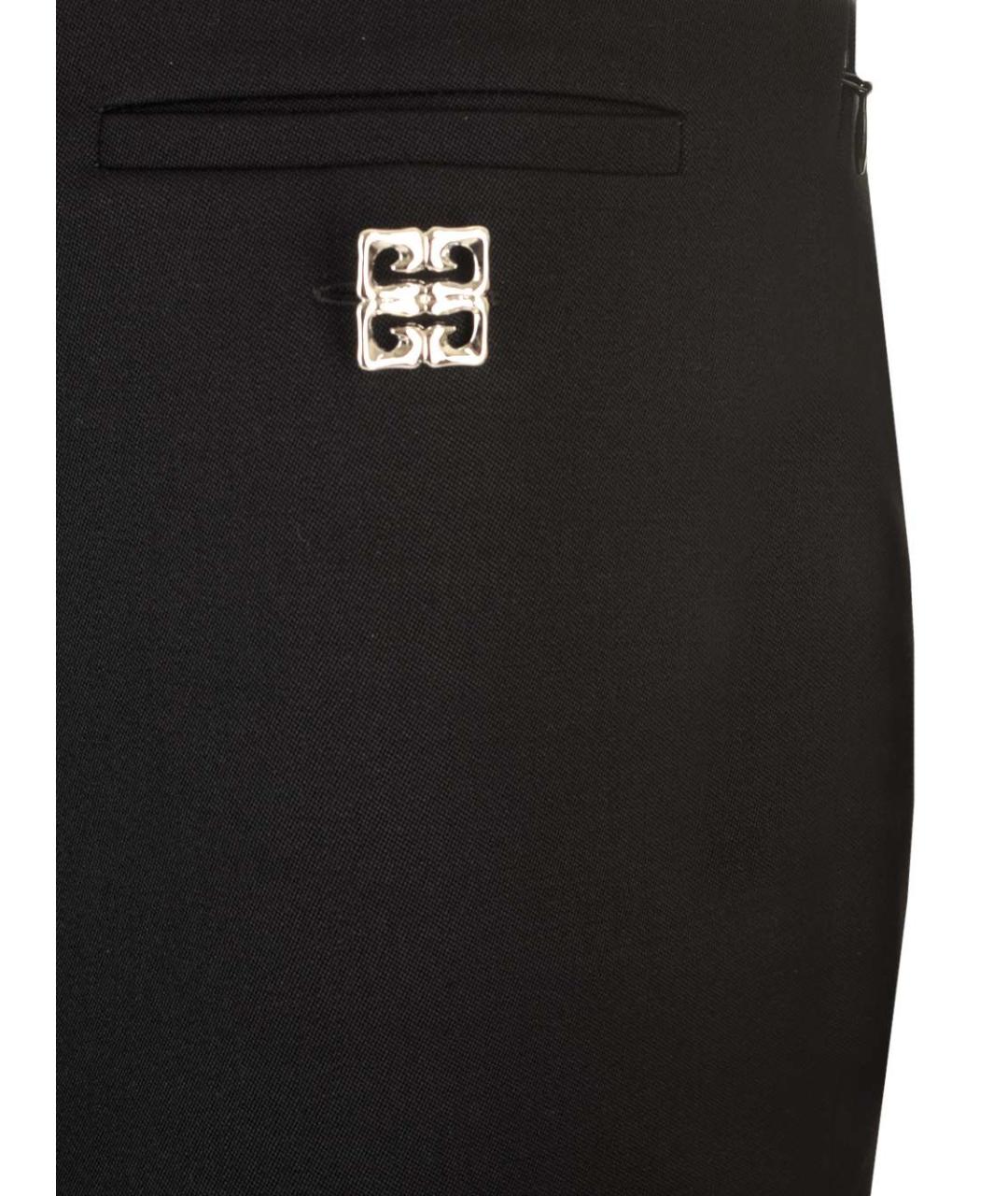 GIVENCHY Черная шерстяная юбка мини, фото 4