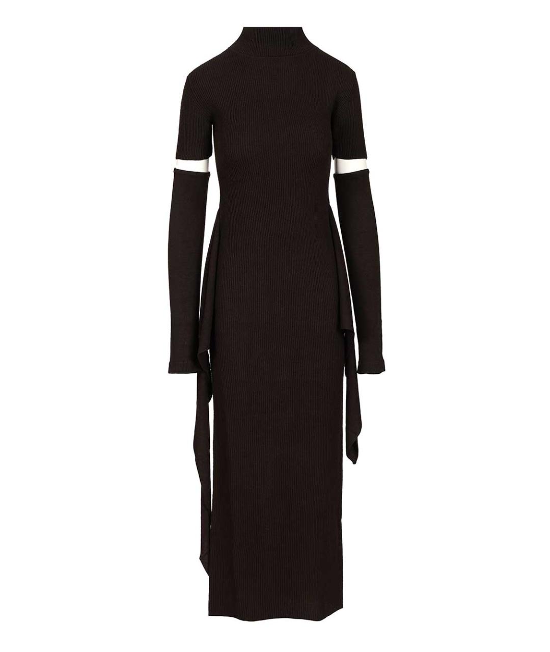 FEDERICA TOSI Коричневое шерстяное платье, фото 1