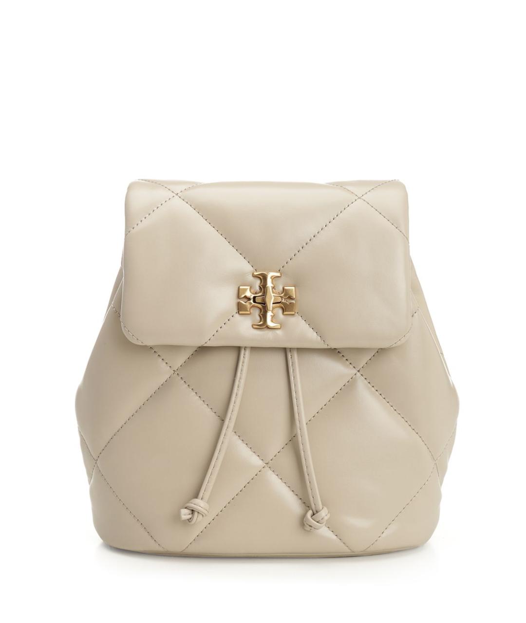 TORY BURCH Белый кожаный рюкзак, фото 1