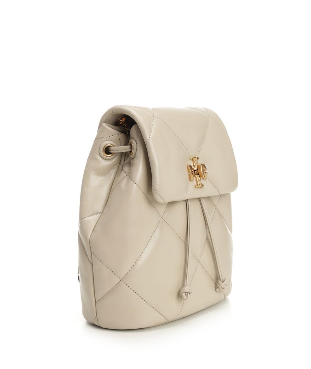 TORY BURCH Белый кожаный рюкзак, фото 2