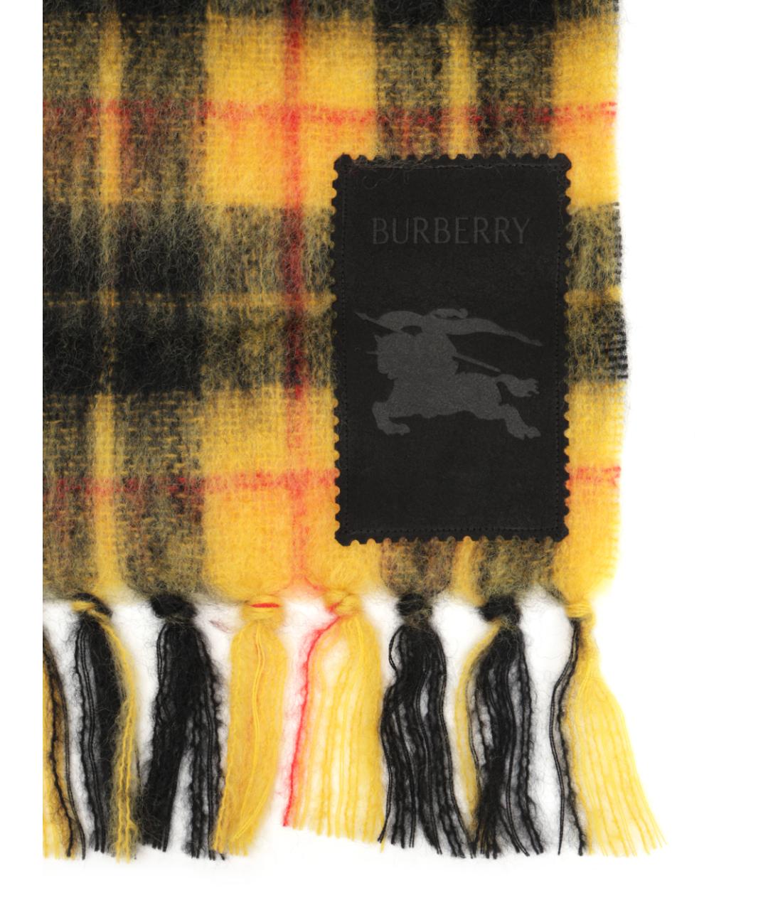BURBERRY Мульти шерстяной шарф, фото 2