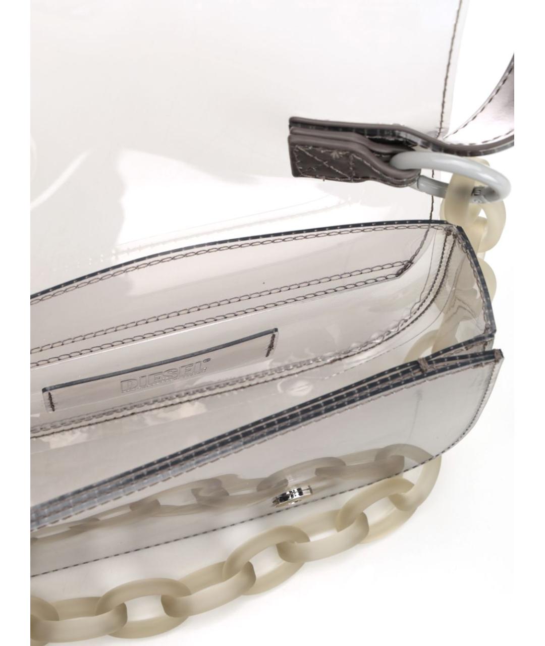 DIESEL Серая сумка через плечо, фото 5