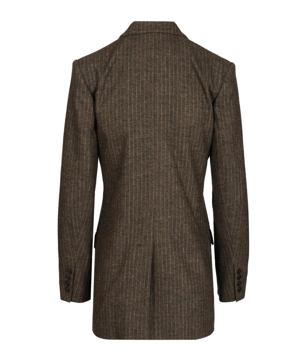 ISABEL MARANT Коричневый шерстяной жакет/пиджак, фото 2