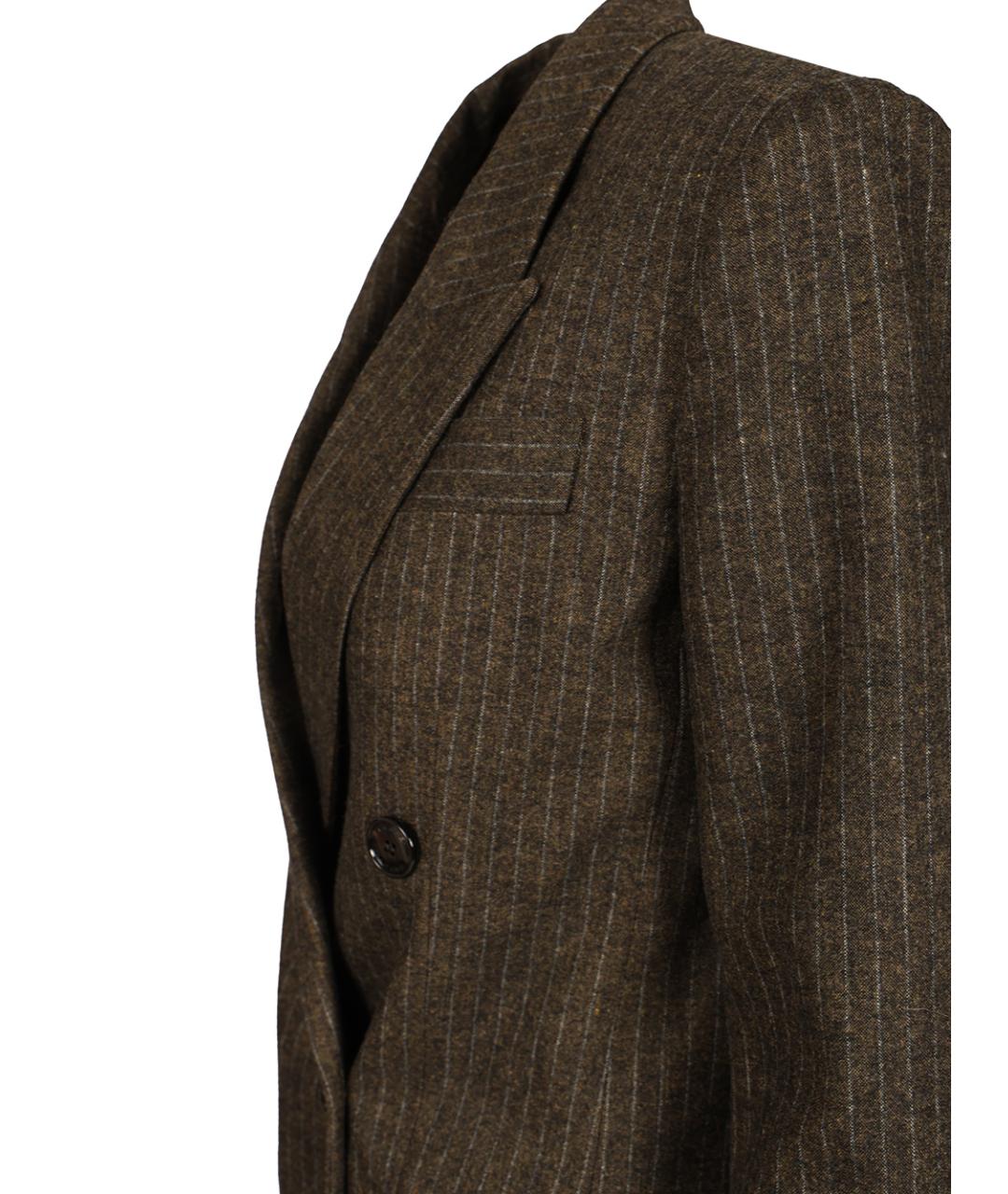 ISABEL MARANT Коричневый шерстяной жакет/пиджак, фото 3