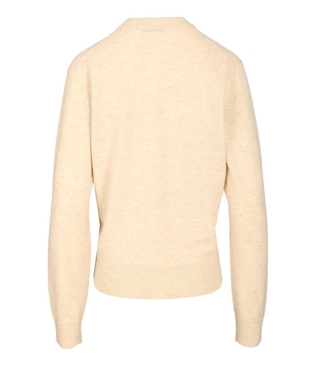 ACNE STUDIOS Бежевый шерстяной джемпер / свитер, фото 2