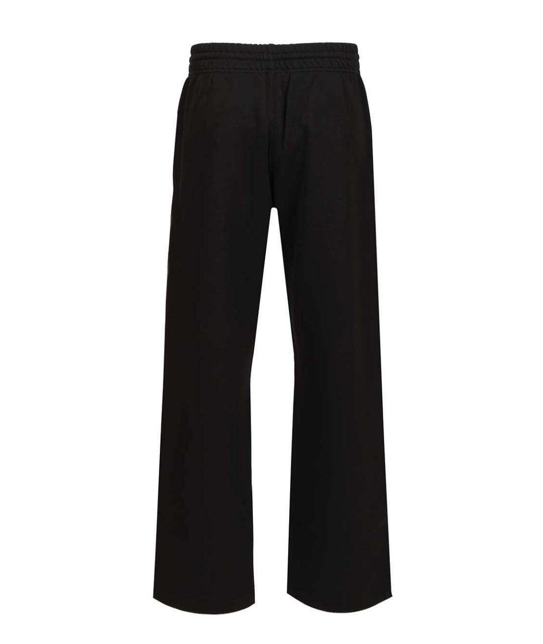 BURBERRY Черные хлопковые спортивные брюки и шорты, фото 2