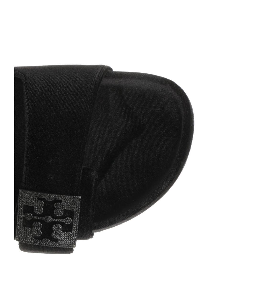 TORY BURCH Черные замшевые сандалии, фото 4