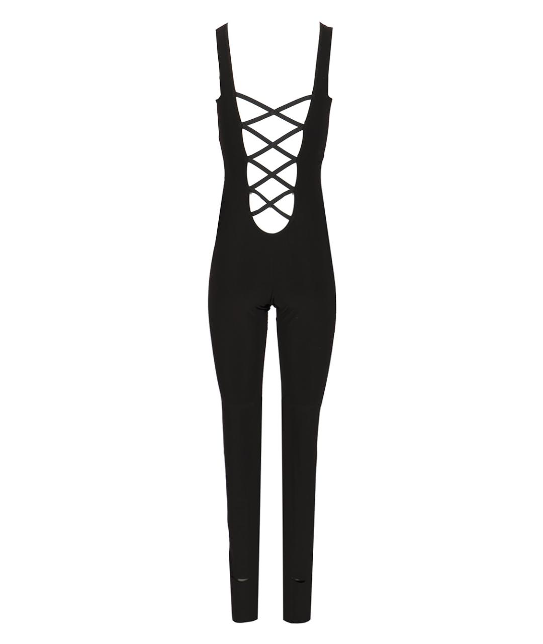 NORMA KAMALI Черный полиэстеровый комбинезон, фото 2