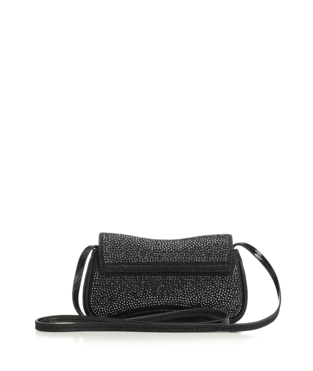 DIESEL Черная сумка через плечо из искусственной кожи, фото 3