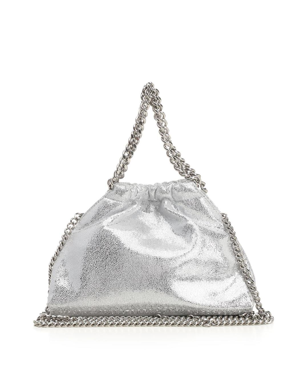 STELLA MCCARTNEY Серебряная сумка через плечо из искусственной кожи, фото 3