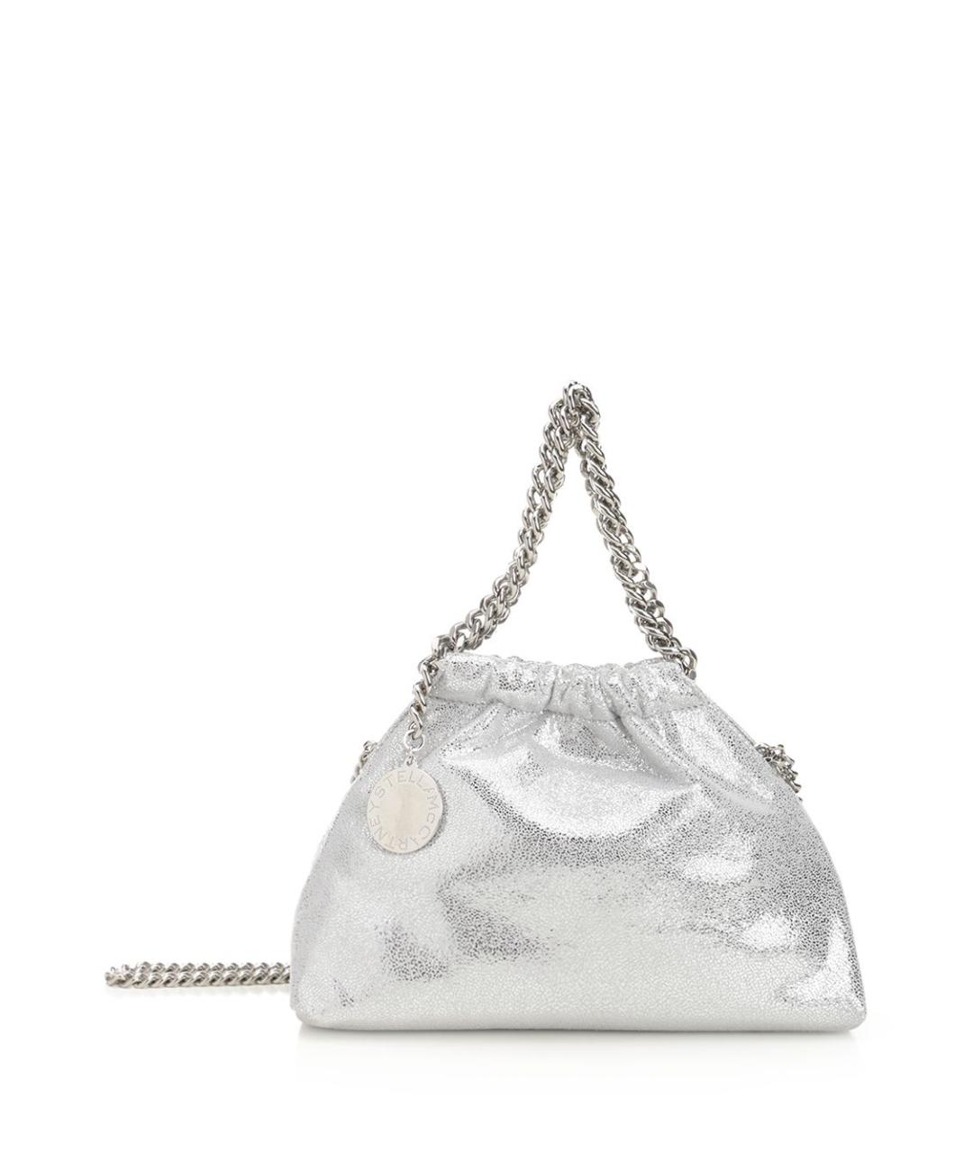 STELLA MCCARTNEY Серебряная сумка через плечо из искусственной кожи, фото 1