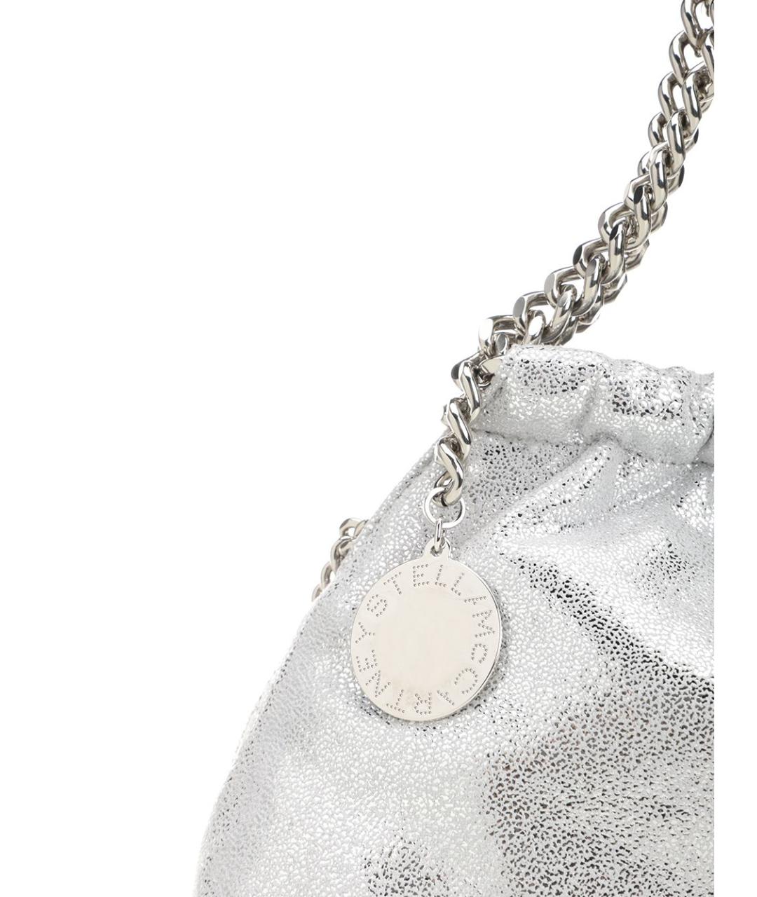 STELLA MCCARTNEY Серебряная сумка через плечо из искусственной кожи, фото 5