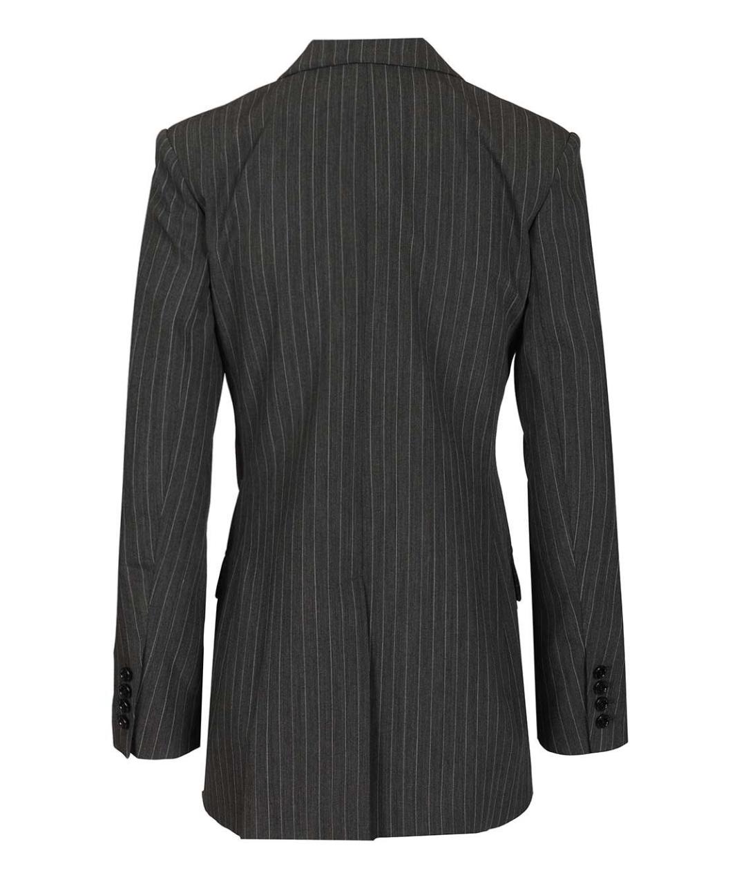 ISABEL MARANT Антрацитовый шерстяной жакет/пиджак, фото 2