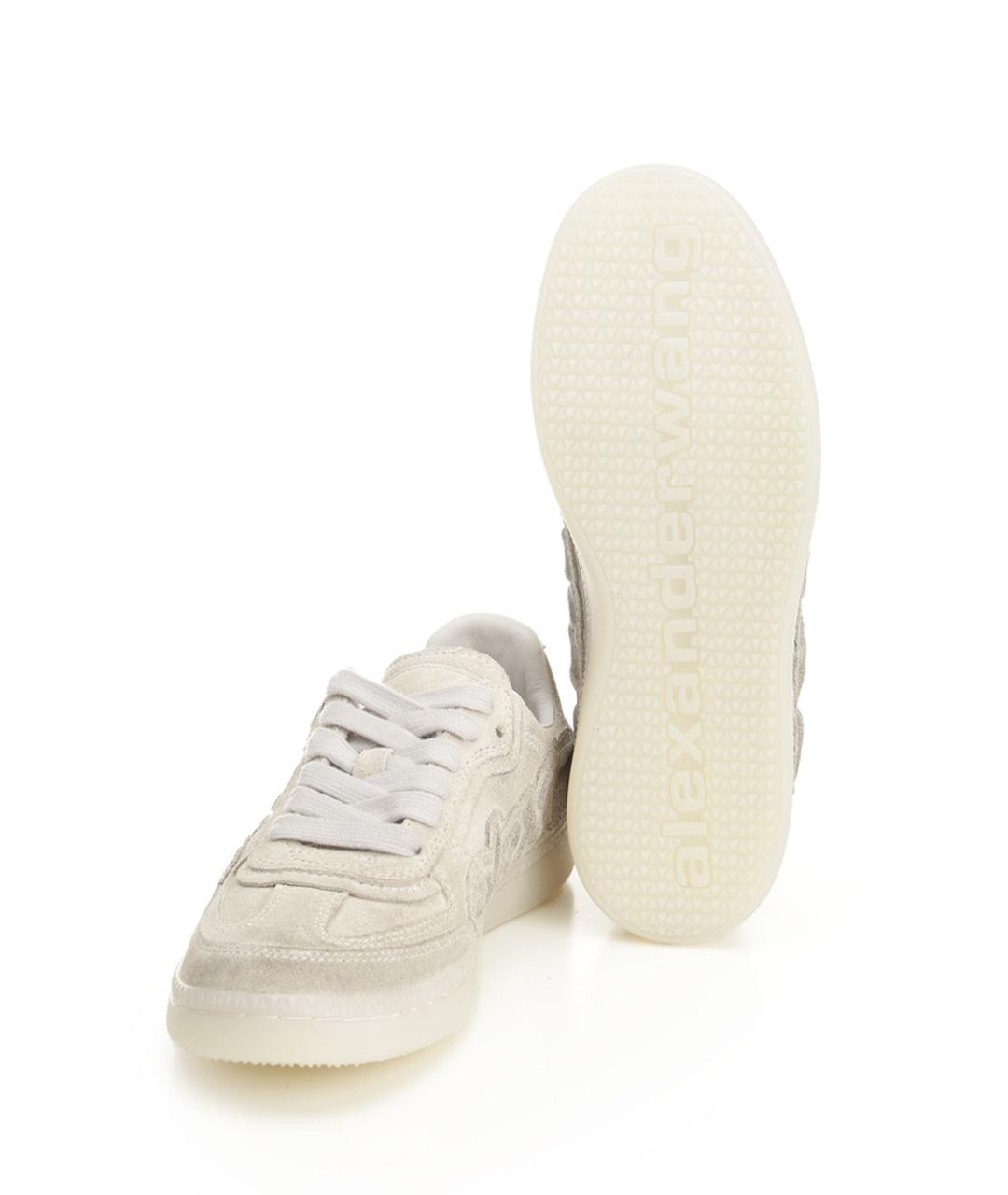 ALEXANDER WANG Белые замшевые кеды, фото 5