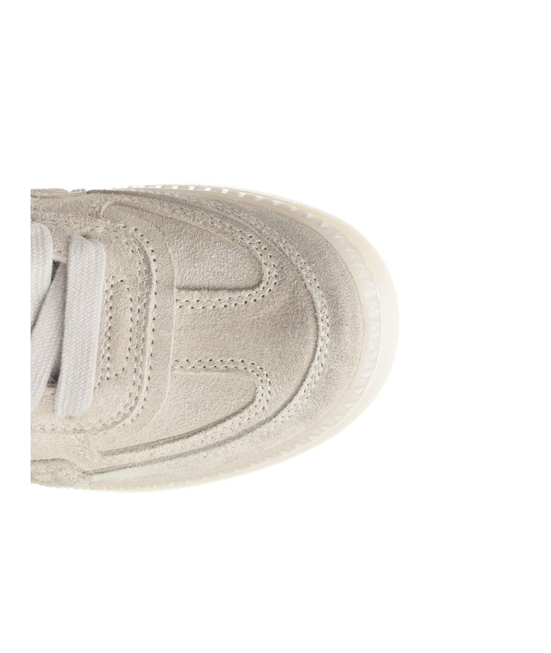 ALEXANDER WANG Белые замшевые кеды, фото 4