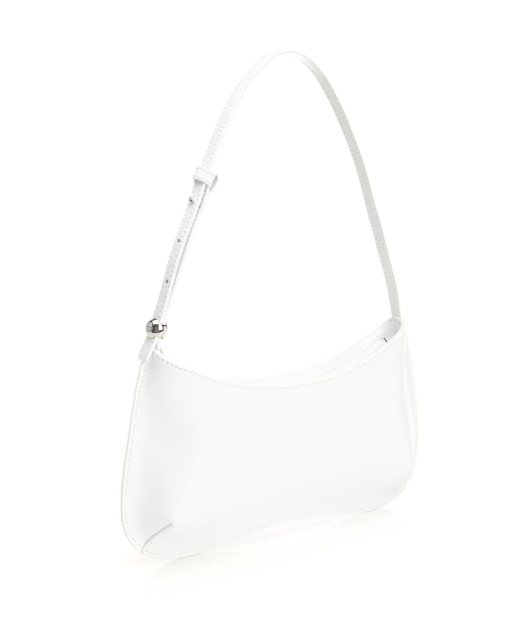 JACQUEMUS Белая кожаная сумка через плечо, фото 2