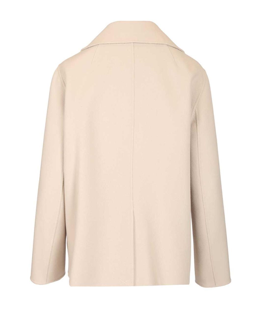 'S MAX MARA Бежевое шерстяное пальто, фото 2