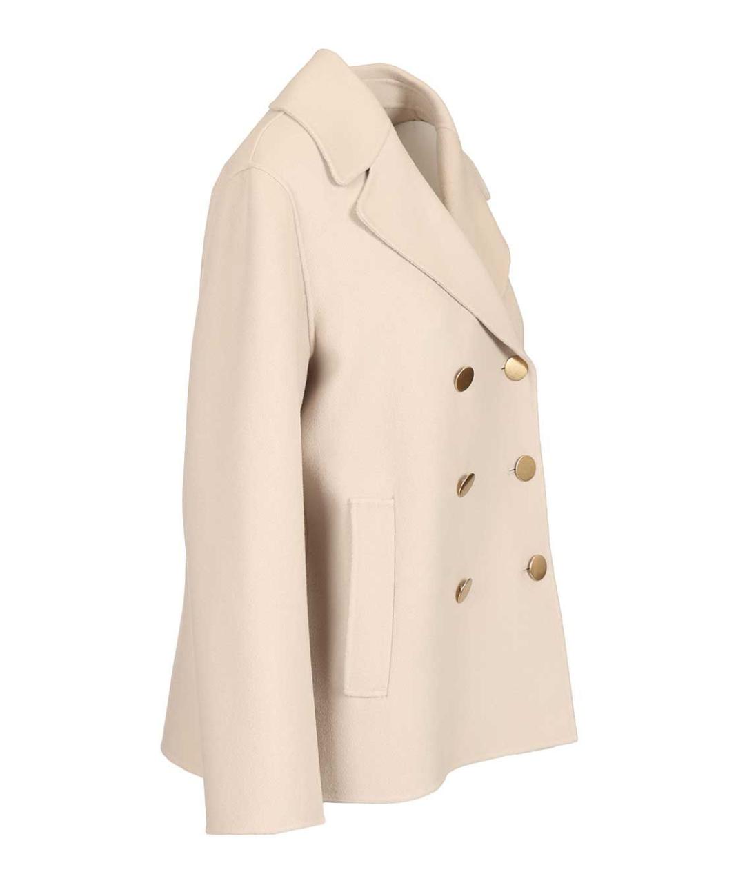 'S MAX MARA Бежевое шерстяное пальто, фото 3