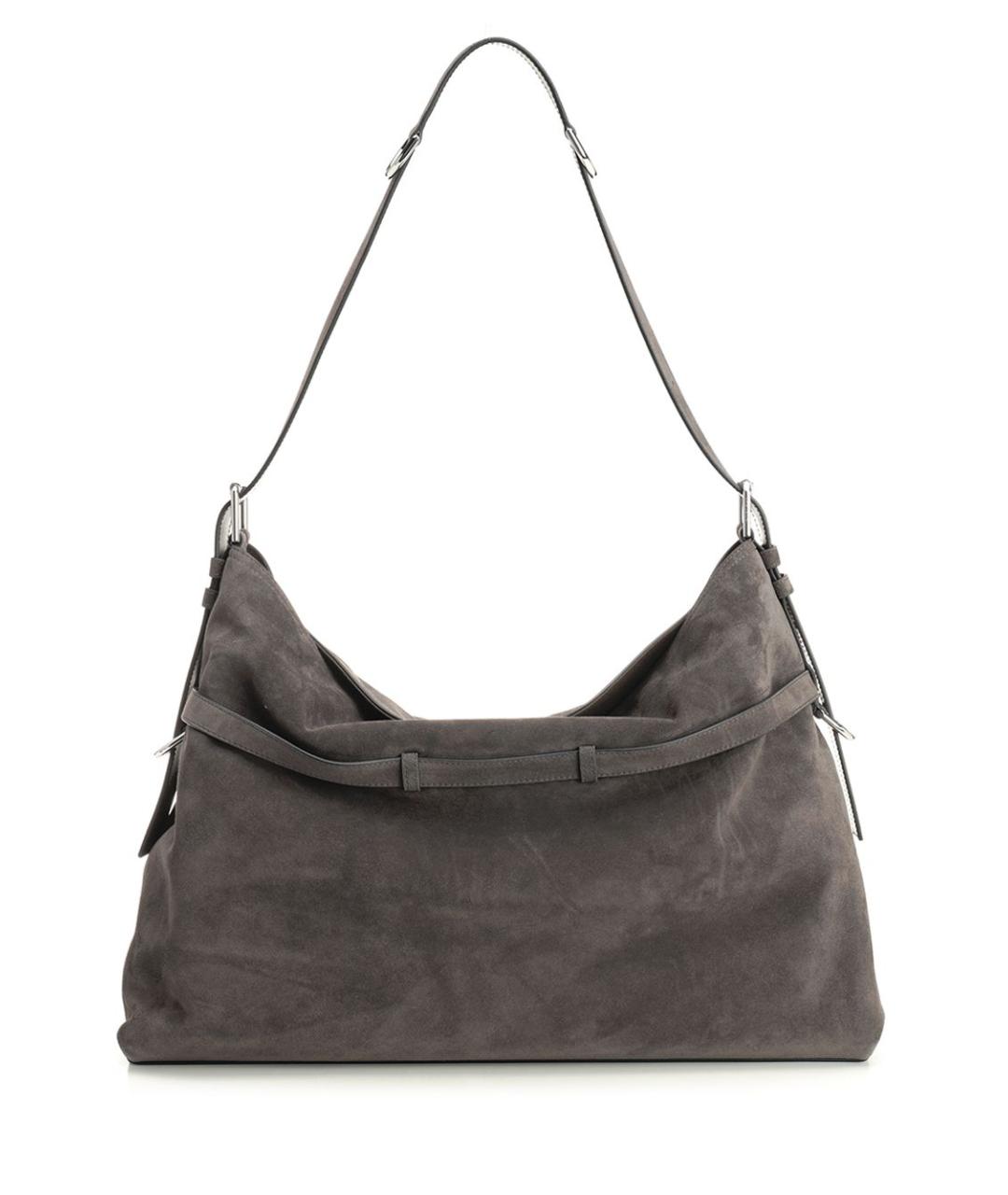 GIVENCHY Серая замшевая сумка через плечо, фото 3