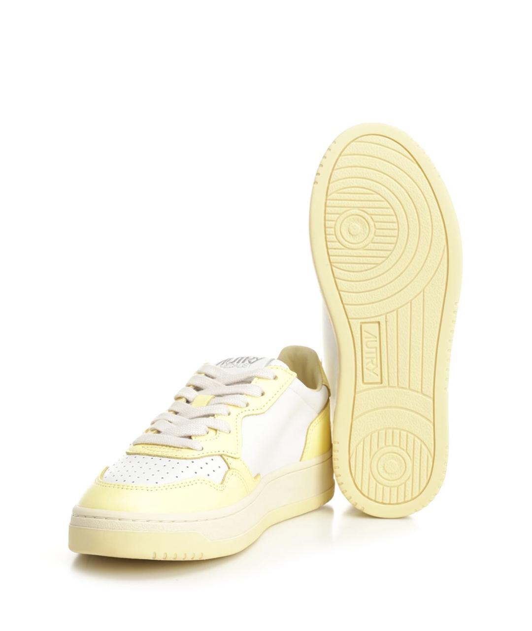 AUTRY Белые кожаные кроссовки, фото 5