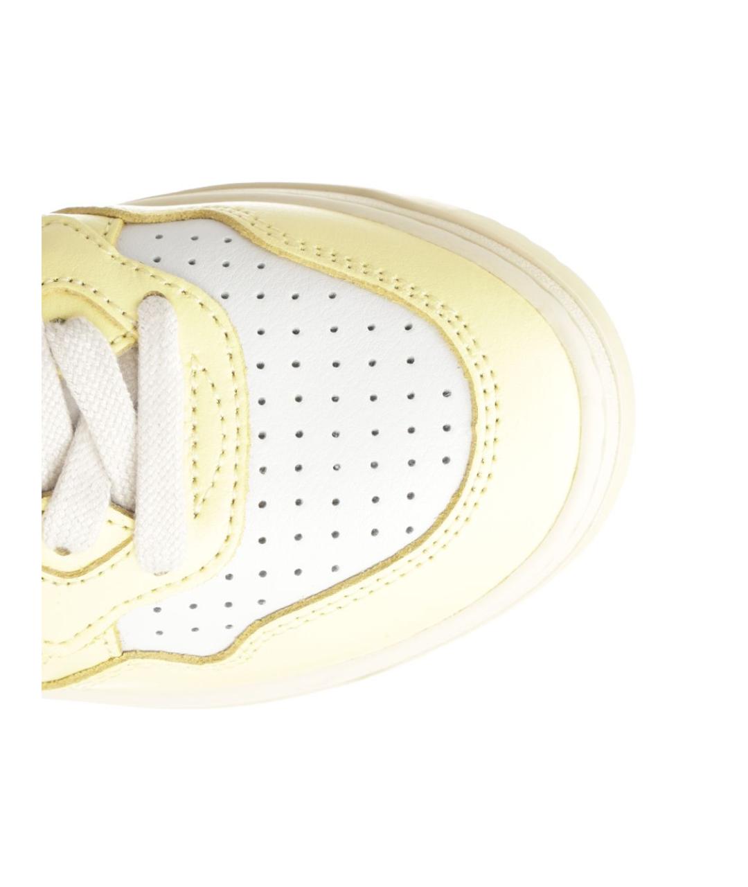 AUTRY Белые кожаные кроссовки, фото 4