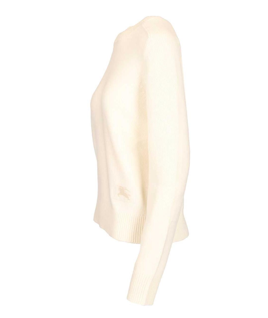 BURBERRY Бежевый кашемировый джемпер / свитер, фото 3