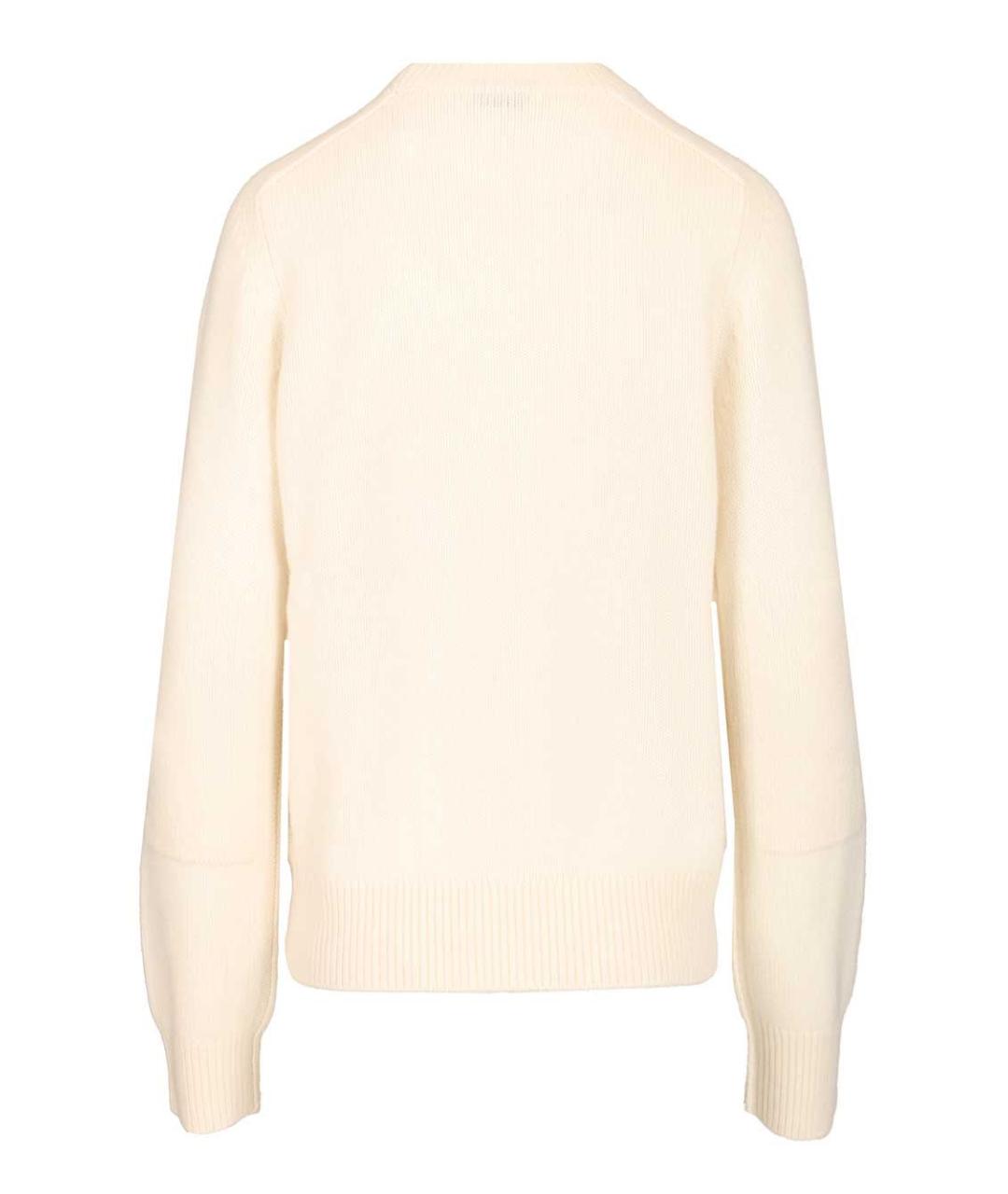 BURBERRY Бежевый кашемировый джемпер / свитер, фото 2