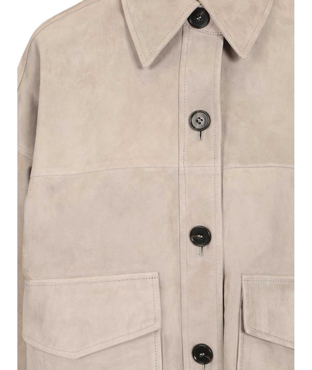 ARMA Серая замшевая куртка, фото 4