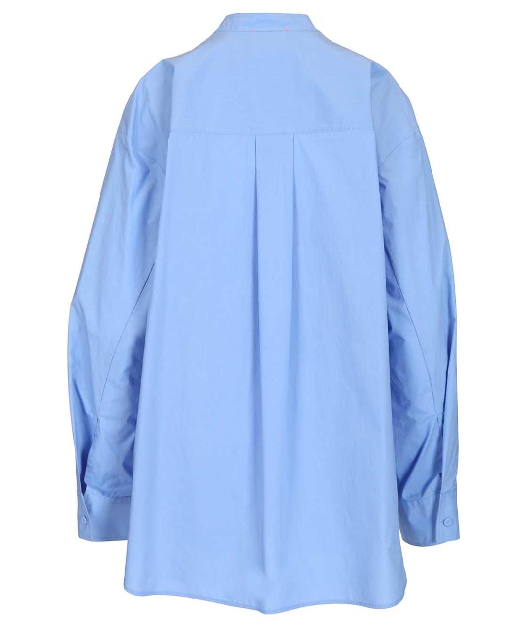 FORTE FORTE Голубая хлопковая рубашка, фото 2